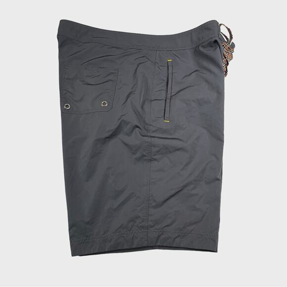 Robert Graham Mens Cargo Swim Trunks 2X Alvarado Active Fit Brief Liner Graphite - Picture 5 of 13